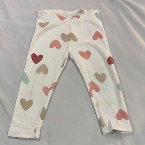 H&M - Heart Patterned Baby Leggings